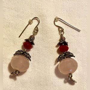 Custom made beaded earrings